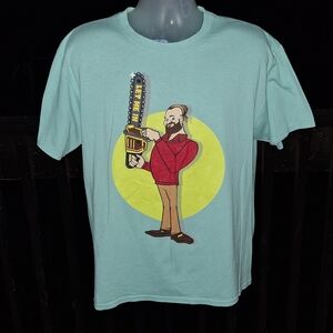 WWE Bray Wyatt Firefly Chainsaw T-shirt Size Large